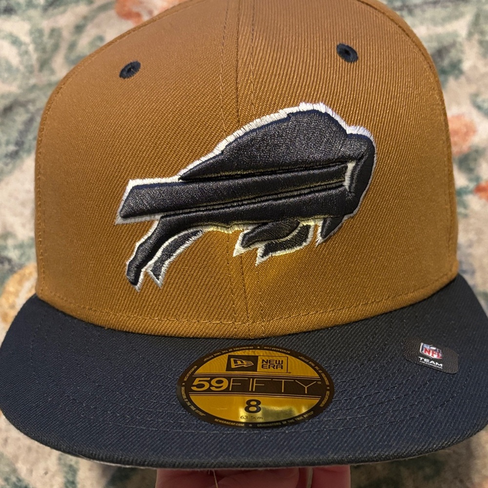 New Era Buffalo Bills Brown and Black 59FIFTY Fitted Hat - Picture 5 of 5